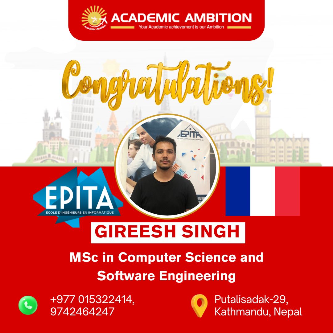 France Visa - Master in Software Engineering - Job Placement Program