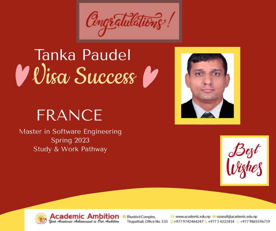 France Visa - Master in Software Engineering - Study Work Pathway