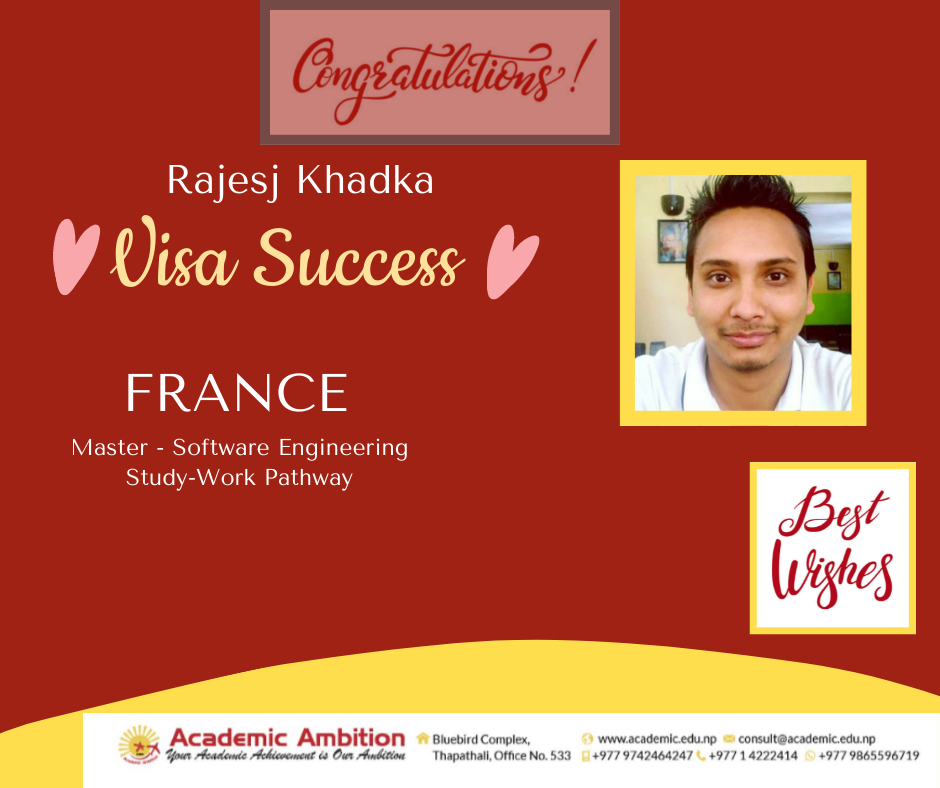 France Visa - Master Software Engineering - Placement Program